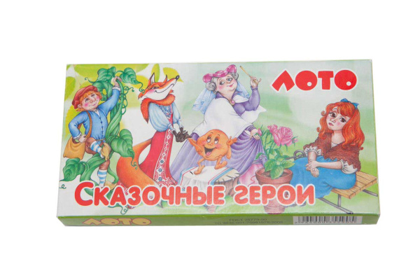 Лото (детское) в ассортименте 'Задира-Плюс',  ND-19
